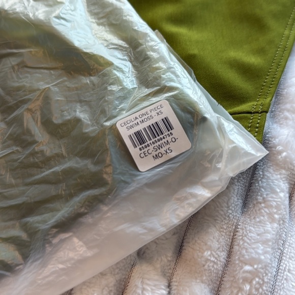 Savannah Morrow Cecilia One Piece Swimsuit in Moss - Picture 6 of 8